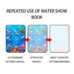 Magic Water Quick Dry Book Water Coloring Book Doodle with Magic Pen Painting Board - Image 9