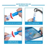Magic Water Quick Dry Book Water Coloring Book Doodle with Magic Pen Painting Board - Image 12
