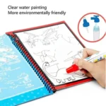 Magic Water Quick Dry Book Water Coloring Book Doodle with Magic Pen Painting Board - Image 11
