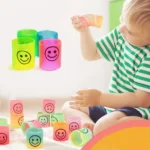 Multicolor Magic Smiley Spring, Spring Toys, Slinky spring toy(12 Pcs Set) - Image 6