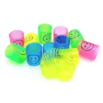 Multicolor Magic Smiley Spring, Spring Toys, Slinky spring toy(12 Pcs Set) - Image 5