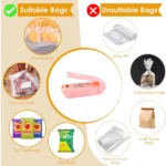Mini Plastic Bag Sealer – Portable Heat Sealing Machine (Battery Operated / 1 Pc) - Image 4