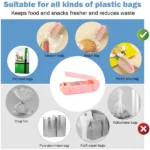 Mini Plastic Bag Sealer – Portable Heat Sealing Machine (Battery Operated / 1 Pc) - Image 3