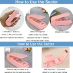 Mini Plastic Bag Sealer – Portable Heat Sealing Machine (Battery Operated / 1 Pc) - Image 5