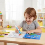 Magic Water Quick Dry Book Water Coloring Book Doodle with Magic Pen Painting Board - Image 4