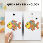 Magic Water Quick Dry Book Water Coloring Book Doodle with Magic Pen Painting Board - Image 8