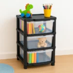 3-Layer Classic Transparent Drawer Storage Organizer – Stackable Free-Standing Storage Chest - Image 3