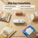 Mini Bag Sealer, 2 in 1 Seal & Cutter Heat Sealers - Image 2