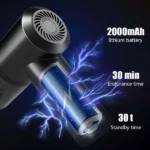 3 in 1 Mini Car Vacuum – Wireless, Rechargeable, Blower & Dust Cleaner for Car & Home - Image 4