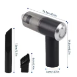 3 in 1 Mini Car Vacuum – Wireless, Rechargeable, Blower & Dust Cleaner for Car & Home - Image 9
