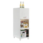 Multipurpose 3-Layer Storage Cabinet – Foldable Plastic Drawer Organizer for Kitchen, Bathroom, Bedroom & Wardrobe - Image 3