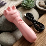 Cute Bear Shape Electric Hand Massager for Relaxation Itching Relief - Image 4
