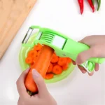 Plastic Vegetable Cutter with Peeler - Image 4