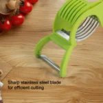 Plastic Vegetable Cutter with Peeler - Image 2