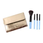 4-in-1 Professional Makeup Brush Set with Storage Pouch - Image 4