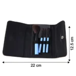 4-in-1 Professional Makeup Brush Set with Storage Pouch - Image 3