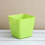 Flower Pots Square Shape For Indoor / Outdoor Gardening ( Set of 5 )
