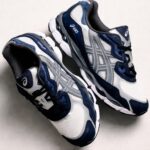 ASICS Gel Classic Navy & Silver Performance Sneakers