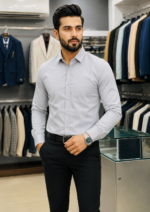Combo Men's 1 Formal Pant + 1 Shirt + 2 Sports Shorts + 2 Lower Track Pants (Pack of 6/ mix colors)) - Image 4