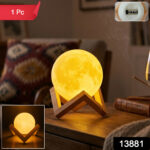 Led Ball Night Lamp With Wooden Stand (1 Pc) - Image 4