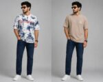 Combo Pack of Men's 2 Jeans and 2 T-Shirts (Mix color) - Image 3