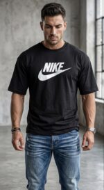 Cotten lycra premium heavy gsm nike tshirt - Image 2