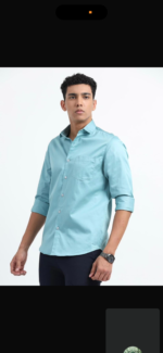 Men Regular Fit Solid Spread Collar - Image 3