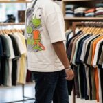 cotten lycra puff prented tshirt with 240 gsm
