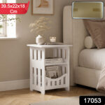 Portable Multipurpose Table With Storage Rack (1 Pc 39.5x22x18 Cm) - Image 4