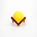 Led Ball Night Lamp With Wooden Stand (1 Pc) - Image 2