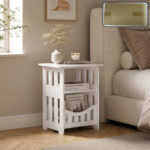 Portable Multipurpose Table With Storage Rack (1 Pc 39.5x22x18 Cm)