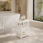 Portable Multipurpose Table With Storage Rack (1 Pc 39.5x22x18 Cm) - Image 3