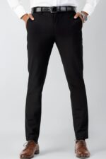 The Pant Project Luxury PV Lycra Stretchable Formal Pants for Men | Stylish Slim Fit Men's Wear Trousers for Office or Party