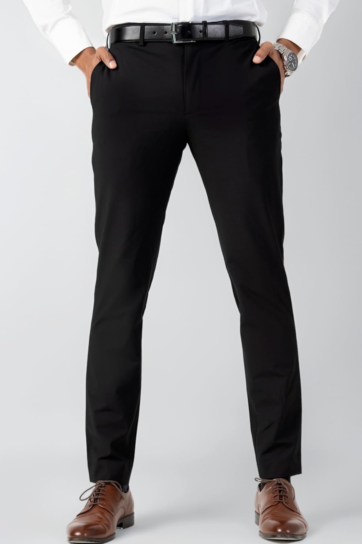 Screenshot The Pant Project Luxury PV Lycra Stretchable Formal Pants for Men | Stylish Slim Fit Men's Wear Trousers for Office or Party - Image 1