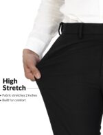 The Pant Project Luxury PV Lycra Stretchable Formal Pants for Men | Stylish Slim Fit Men's Wear Trousers for Office or Party - Image 2