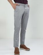 Classic Polo C&C Signature Men's Moderate Fit Cotton Trousers | Cr-TRS-Lt.Grey-P - Image 2