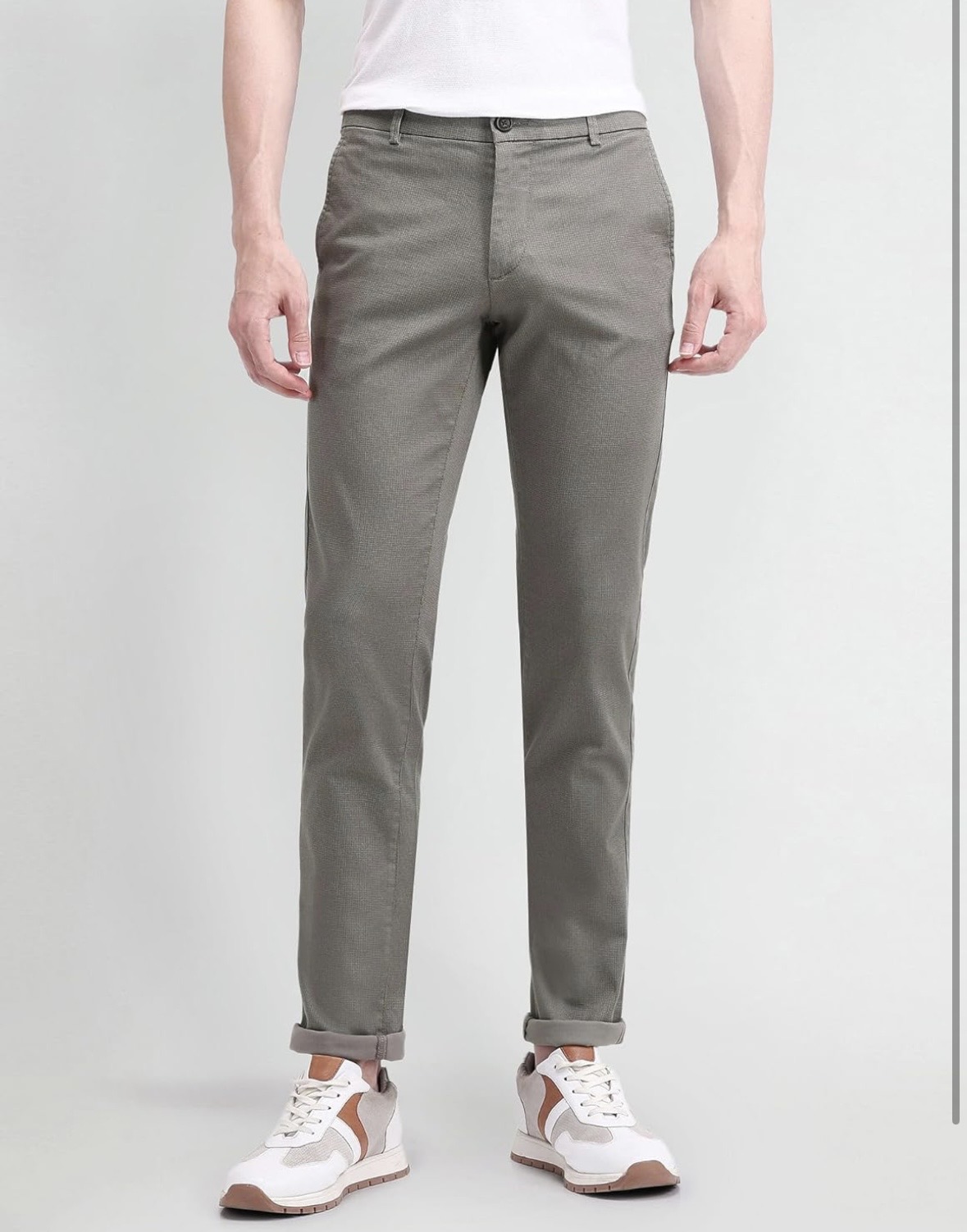 Screenshot The Pant Project Luxury PV Stretchable Casual Pants for Men | Stylish Slim Fit Men's Wear Trousers for Office or Party | Mens Fashion Dress Trouser with Expandable Waist & 4 Way Stretch - Image 1